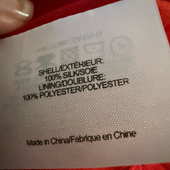 Tory Burch Raeca Dress Russian Red Silk Ruffle Sheath Size 2 Like New - Picture 5 of 5